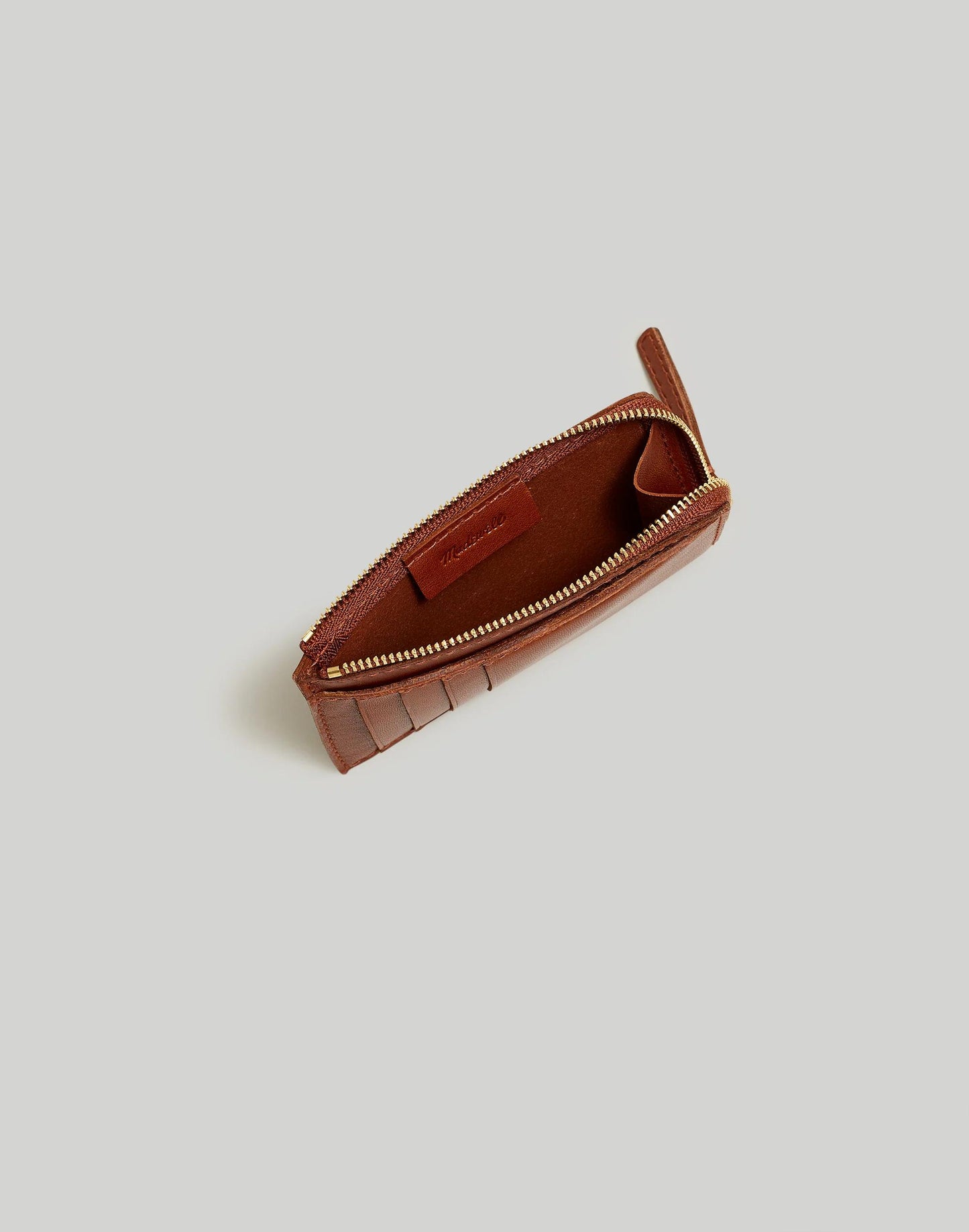 The Essential Zip Card Case Wallet Warm Cinnamon | Madewell