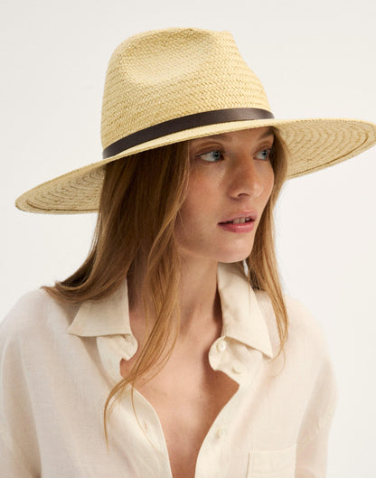 Handwoven Straw Hat Golden Khaki | Madewell