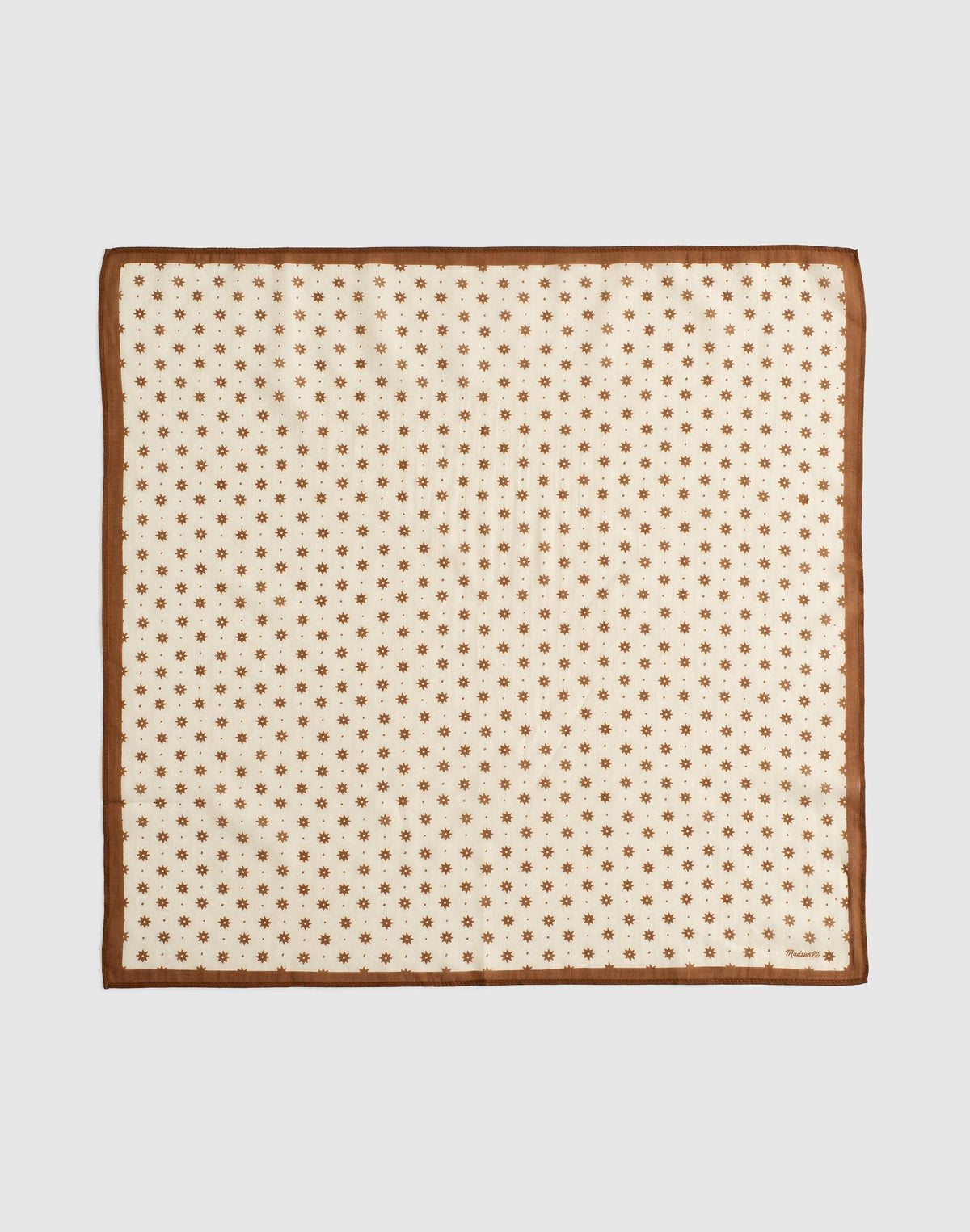 Organic Cotton Bandana Star Floral Vanilla | Madewell