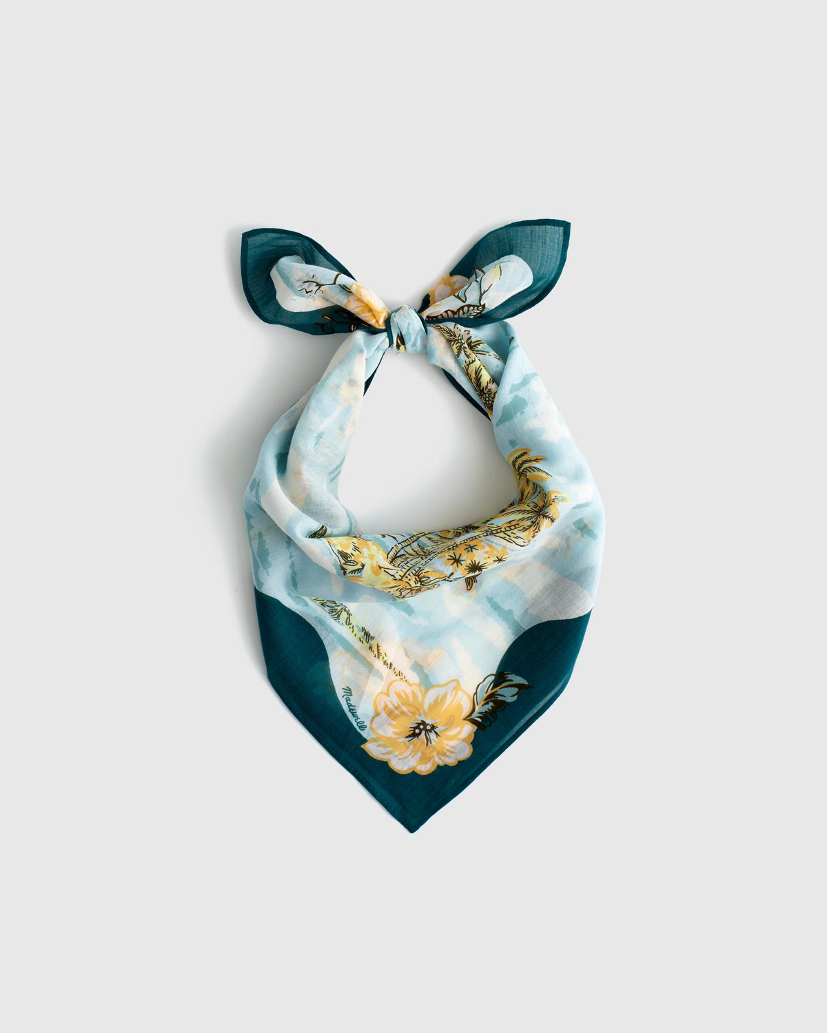 Organic Cotton Bandana Warm Bluegrass | Madewell