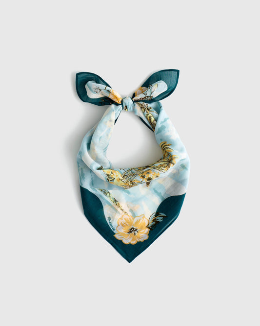 Organic Cotton Bandana Warm Bluegrass | Madewell