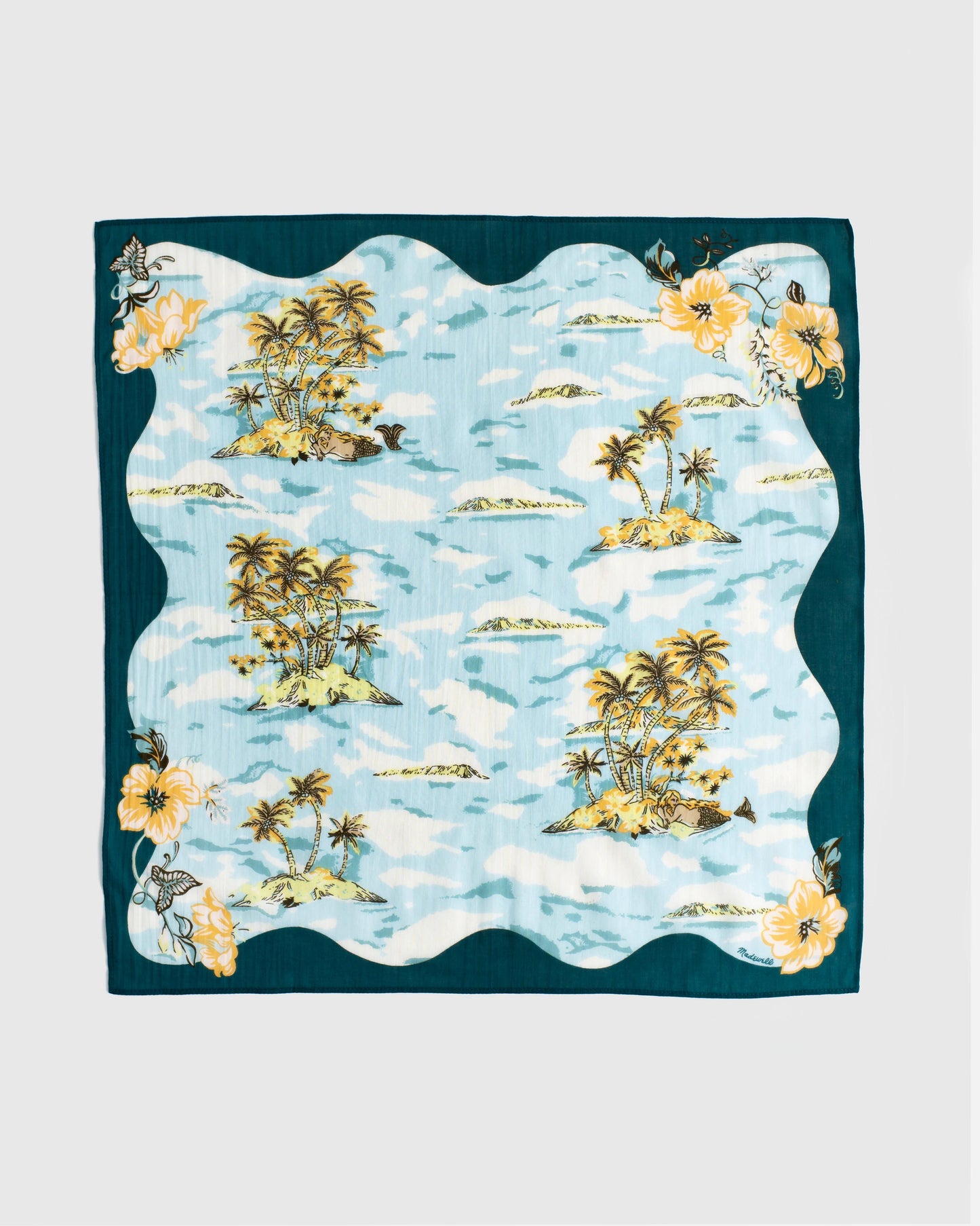 Organic Cotton Bandana Warm Bluegrass | Madewell