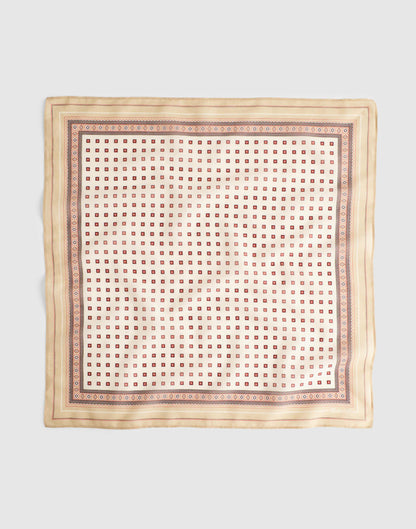Organic Cotton Bandana Squarefoulard Vintageivory | Madewell