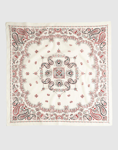 Medium Bandana in Cotton Primavera Md Vintage Ivory | Madewell