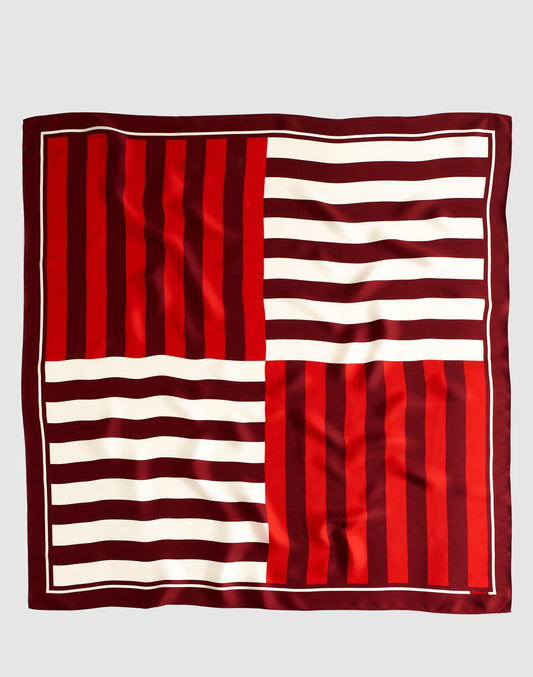 Medium Silk Bandana Dusty Merlot | Madewell