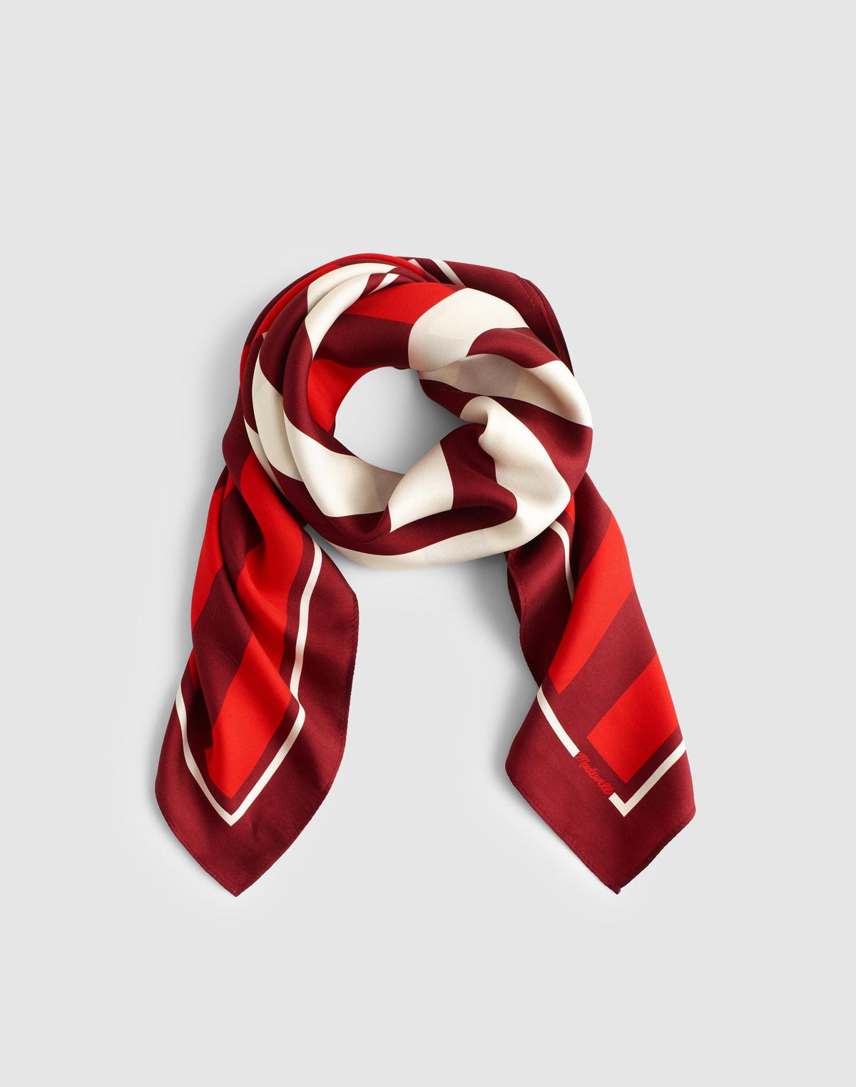 Medium Silk Bandana Dusty Merlot | Madewell