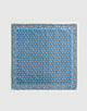 Blockprintbandana Retroblue