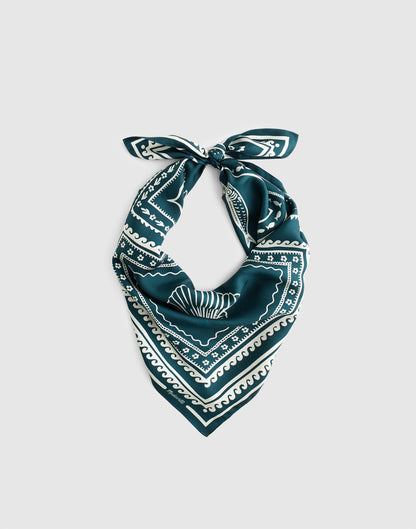 Medium Silk Bandana Shellconversational | Madewell