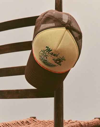 Graphic Trucker Hat Frosted Lemon | Madewell