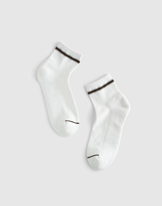 MWL Cloudlift Ankle Socks Dark Brown | Madewell