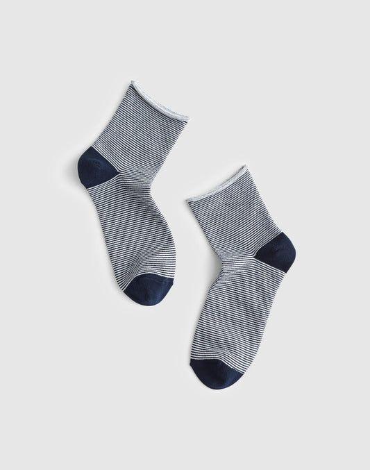 Roll-Top Ankle Socks White | Madewell