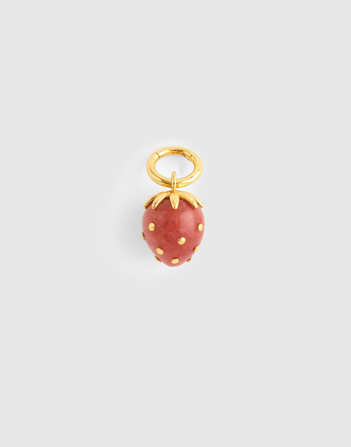 Semiprecious Strawberry Charm Antique Gold | Madewell