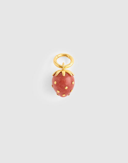 Semiprecious Strawberry Charm Antique Gold | Madewell