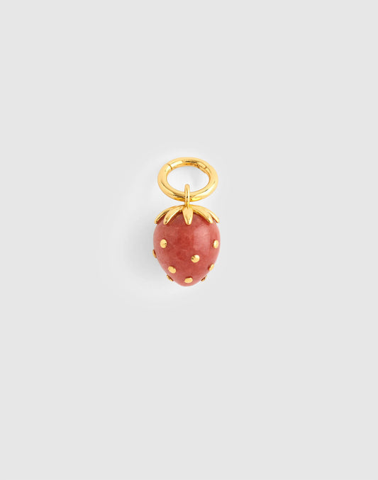 Semiprecious Strawberry Charm Antique Gold | Madewell