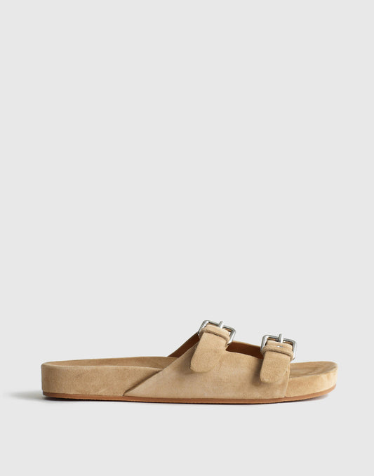 The Cambrea Double-Strap Sandal Field Khaki | Madewell