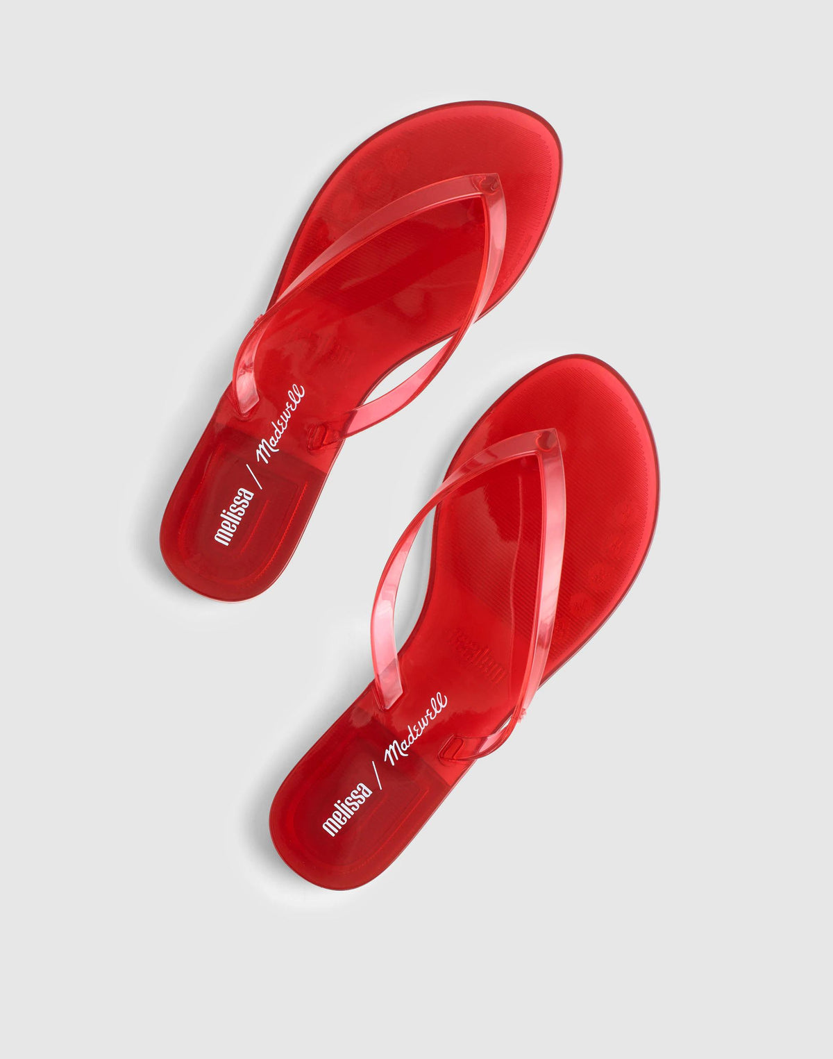Madewell x Melissa Jelly Thong Sandal Cherry | Madewell