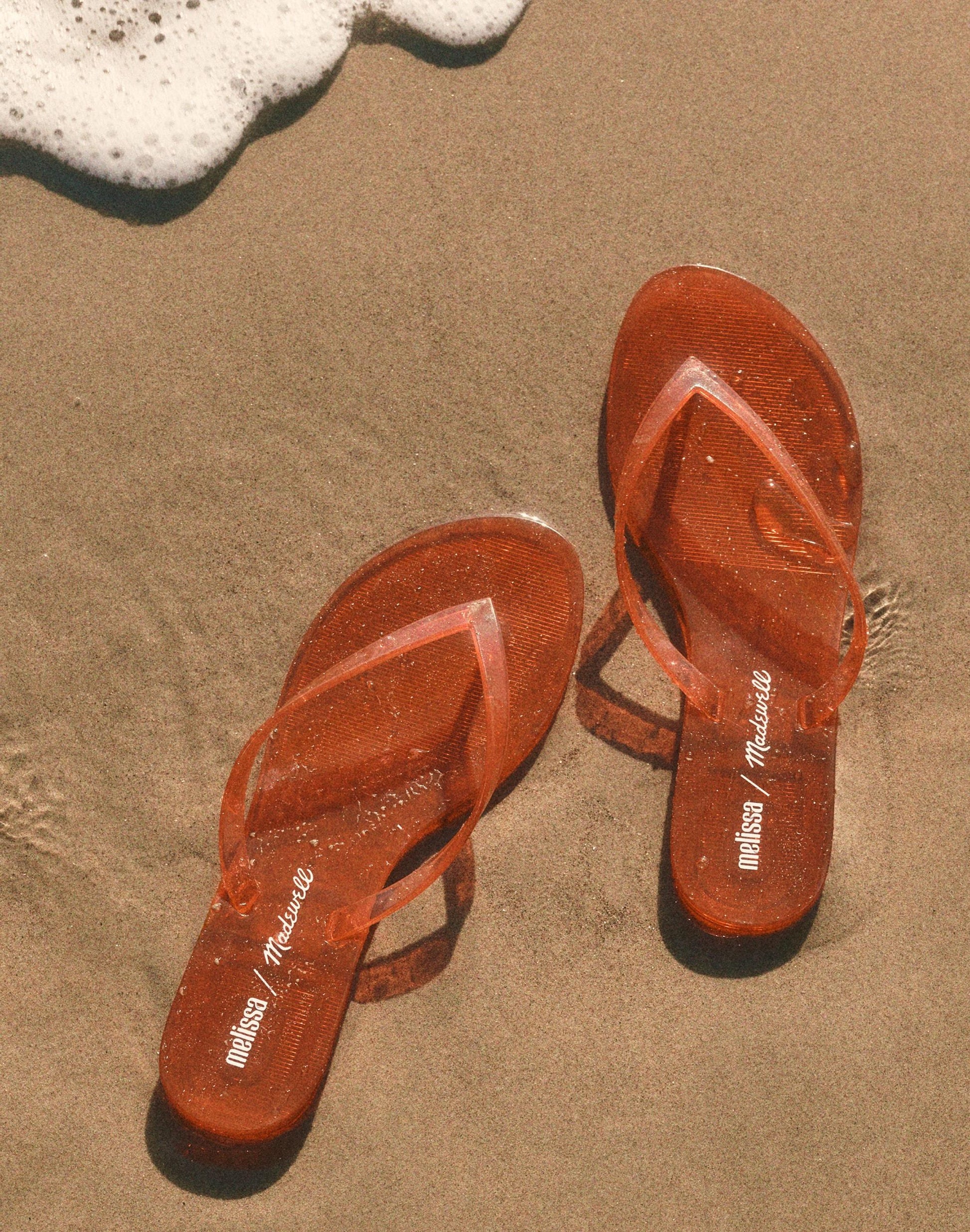 Madewell x Melissa Jelly Thong Sandal Cherry | Madewell