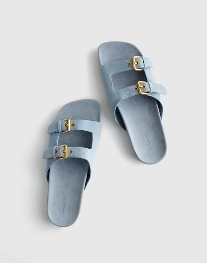 The Cambrea Double-Strap Sandal Serene Blue | Madewell