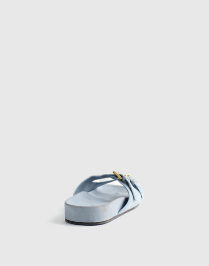 The Cambrea Double-Strap Sandal Serene Blue | Madewell