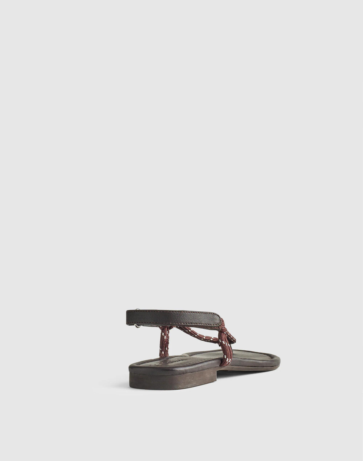 The Aliyah Thong Sandal in Paracord Dark Carob | Madewell