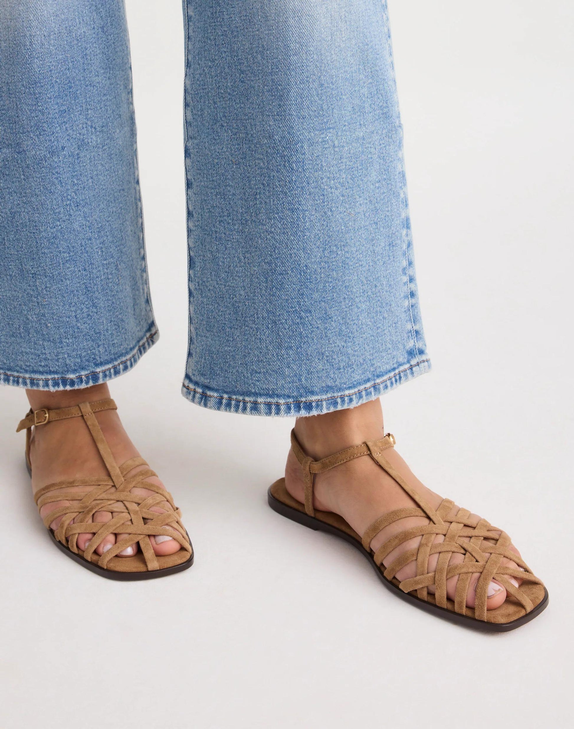 The Milano Fisherman Sandal Cumin | Madewell