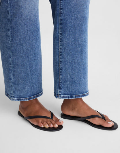 The Iggy Thong Sandal True Black | Madewell