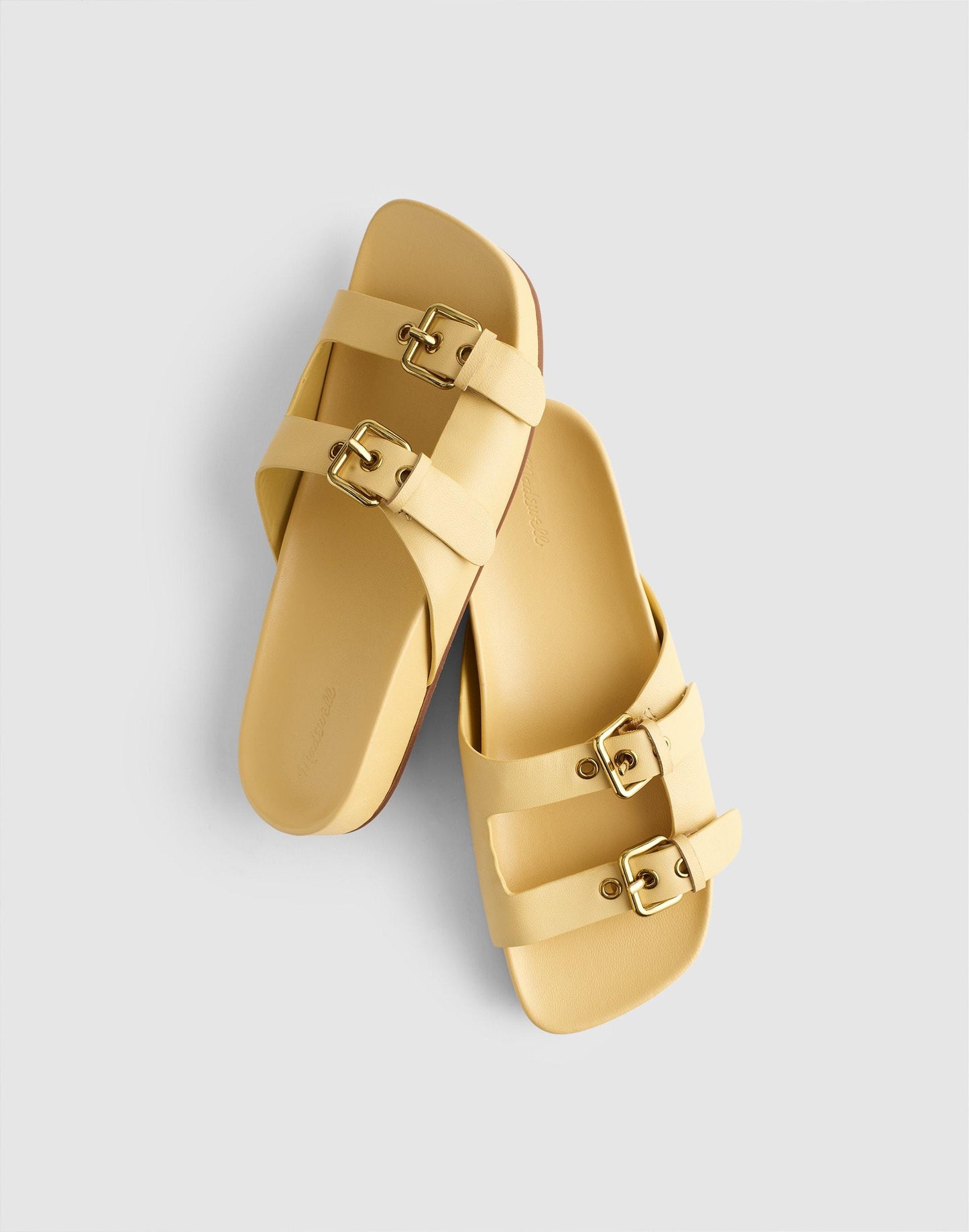 The Cambrea Double-Strap Sandal Yellow Clay | Madewell