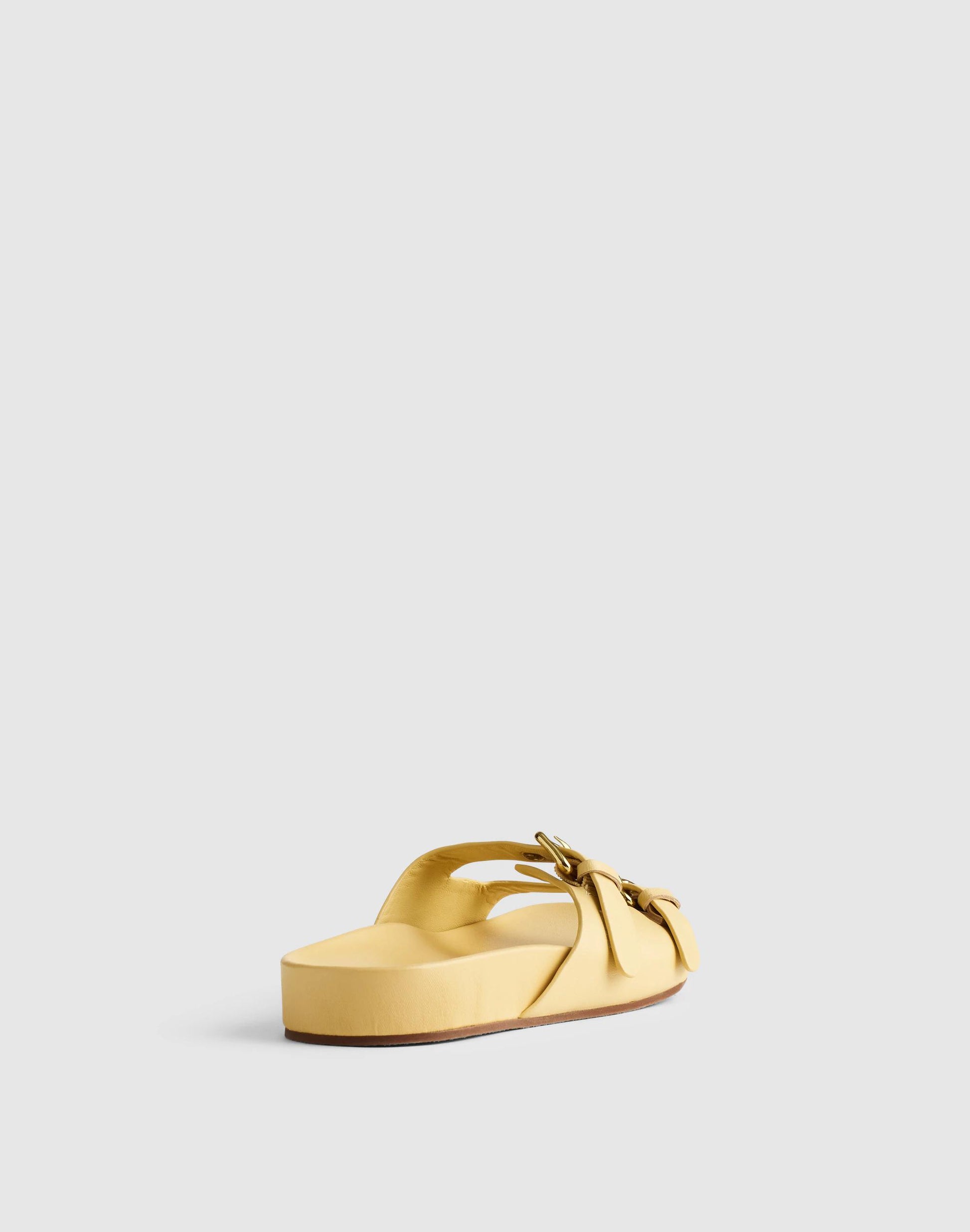 The Cambrea Double-Strap Sandal Yellow Clay | Madewell