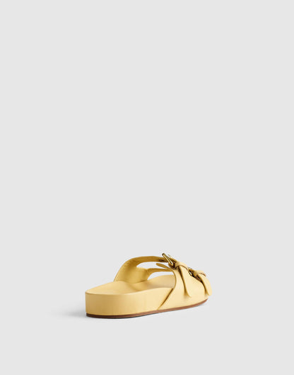 The Cambrea Double-Strap Sandal Yellow Clay | Madewell