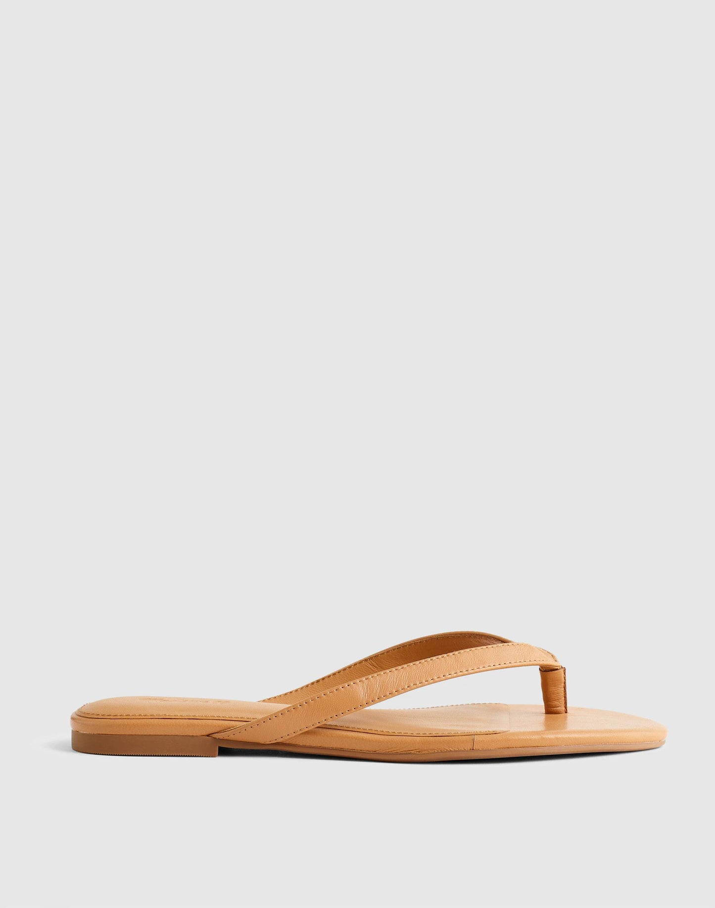 The Iggy Thong Sandal Golden Tan | Madewell