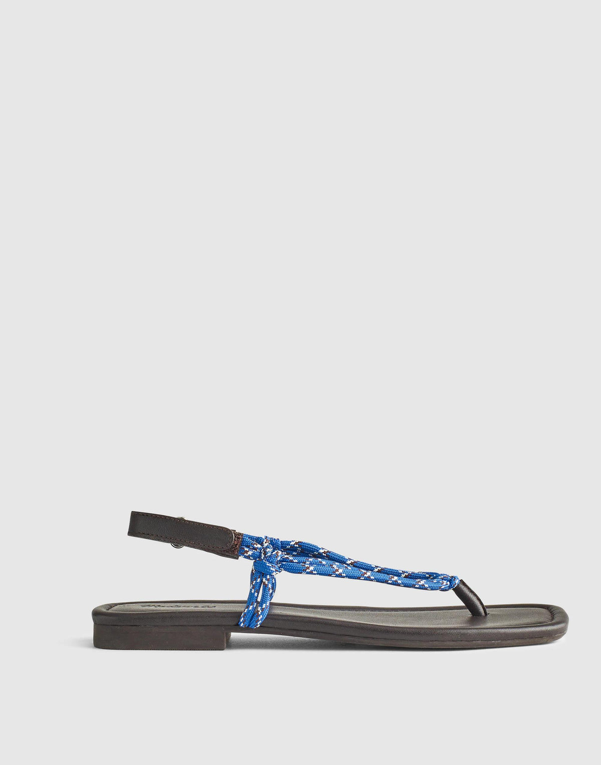 The Aliyah Thong Sandal in Paracord Retro Blue | Madewell