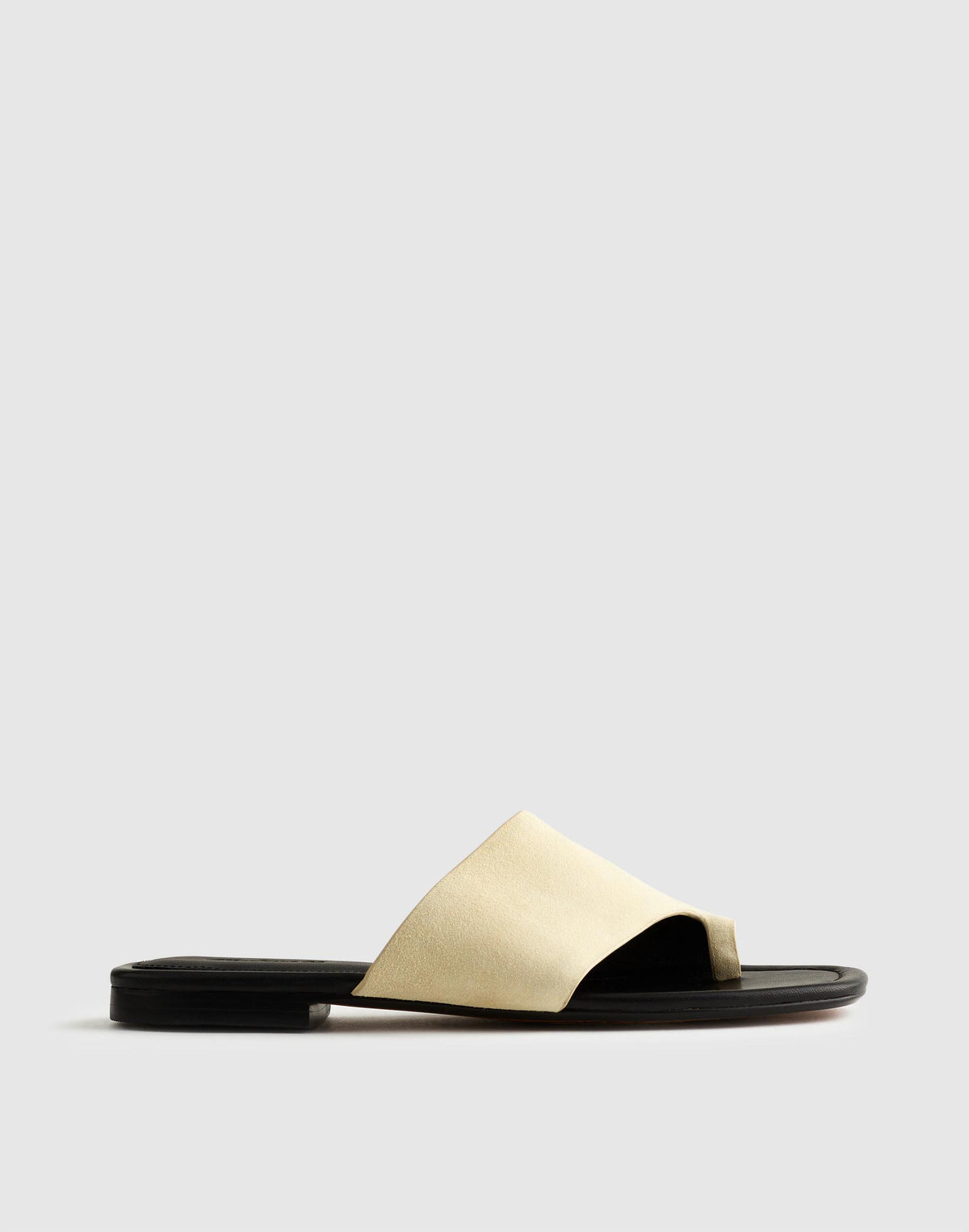 The Maycie Toe-Loop Slide Flax | Madewell