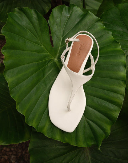 The Chiara Kitten Heel Slingback Sandal Vintage Muslin | Madewell
