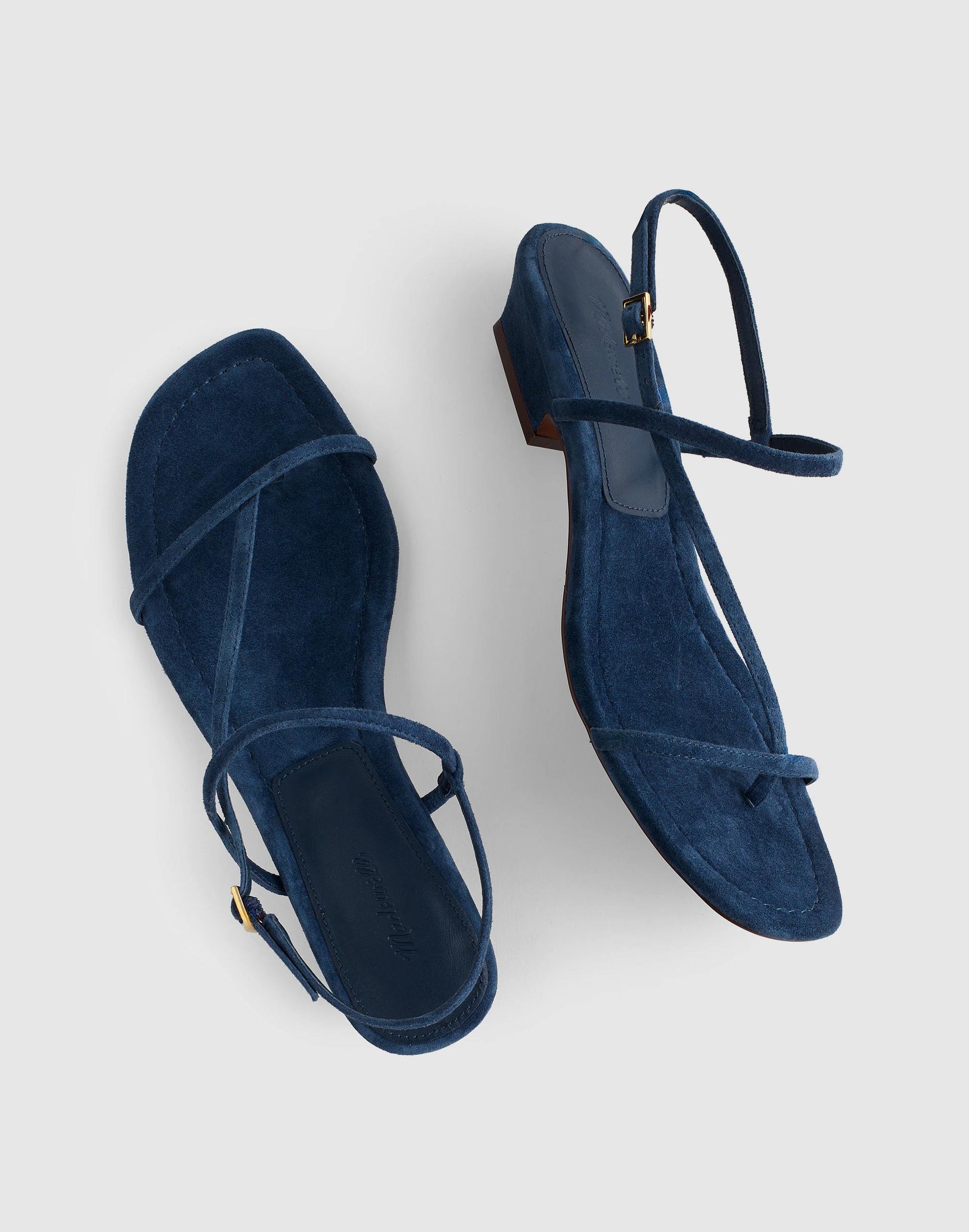 The Maycie Asymmetric T-Strap Sandal Warm Midnight | Madewell