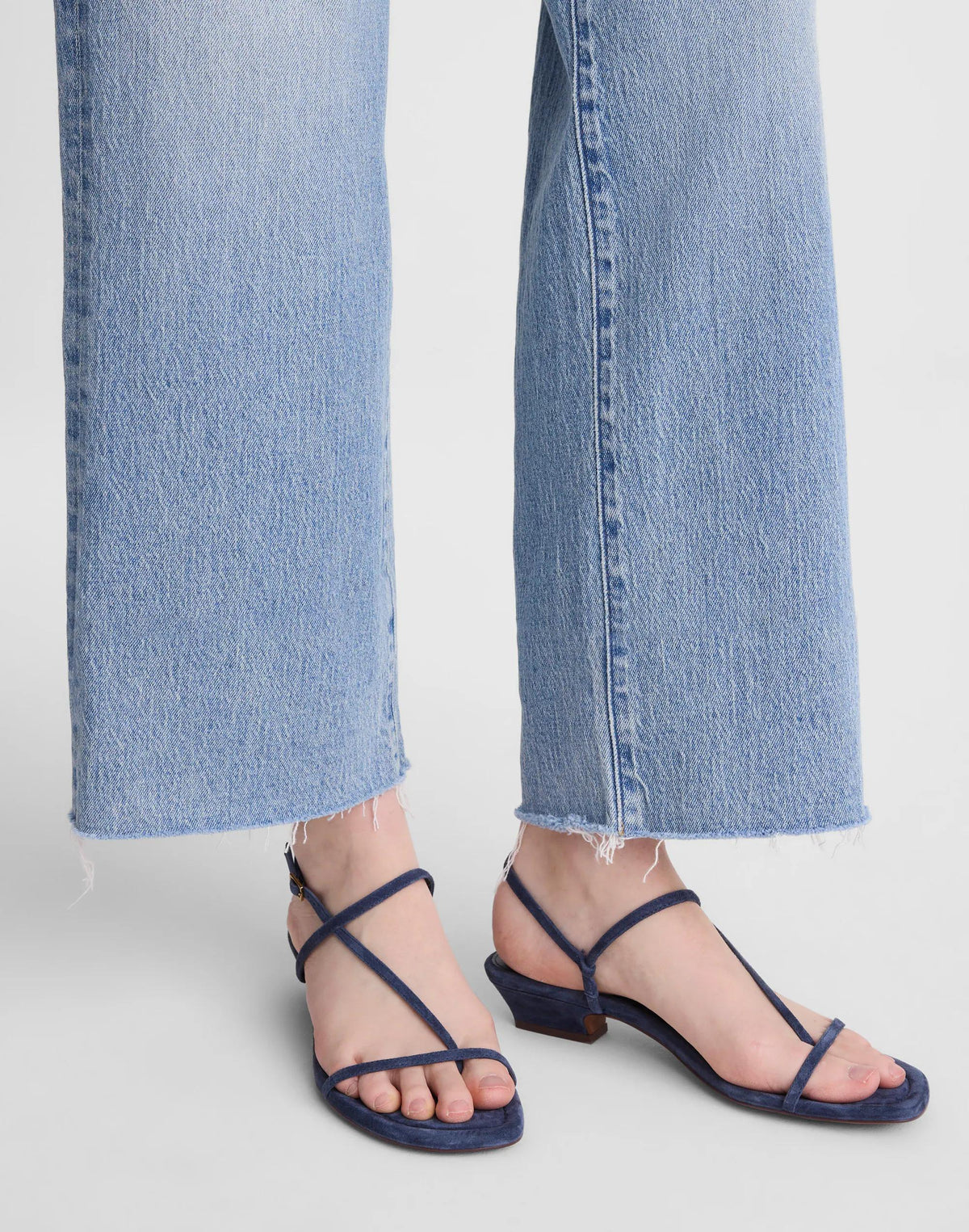 The Maycie Asymmetric T-Strap Sandal Warm Midnight | Madewell