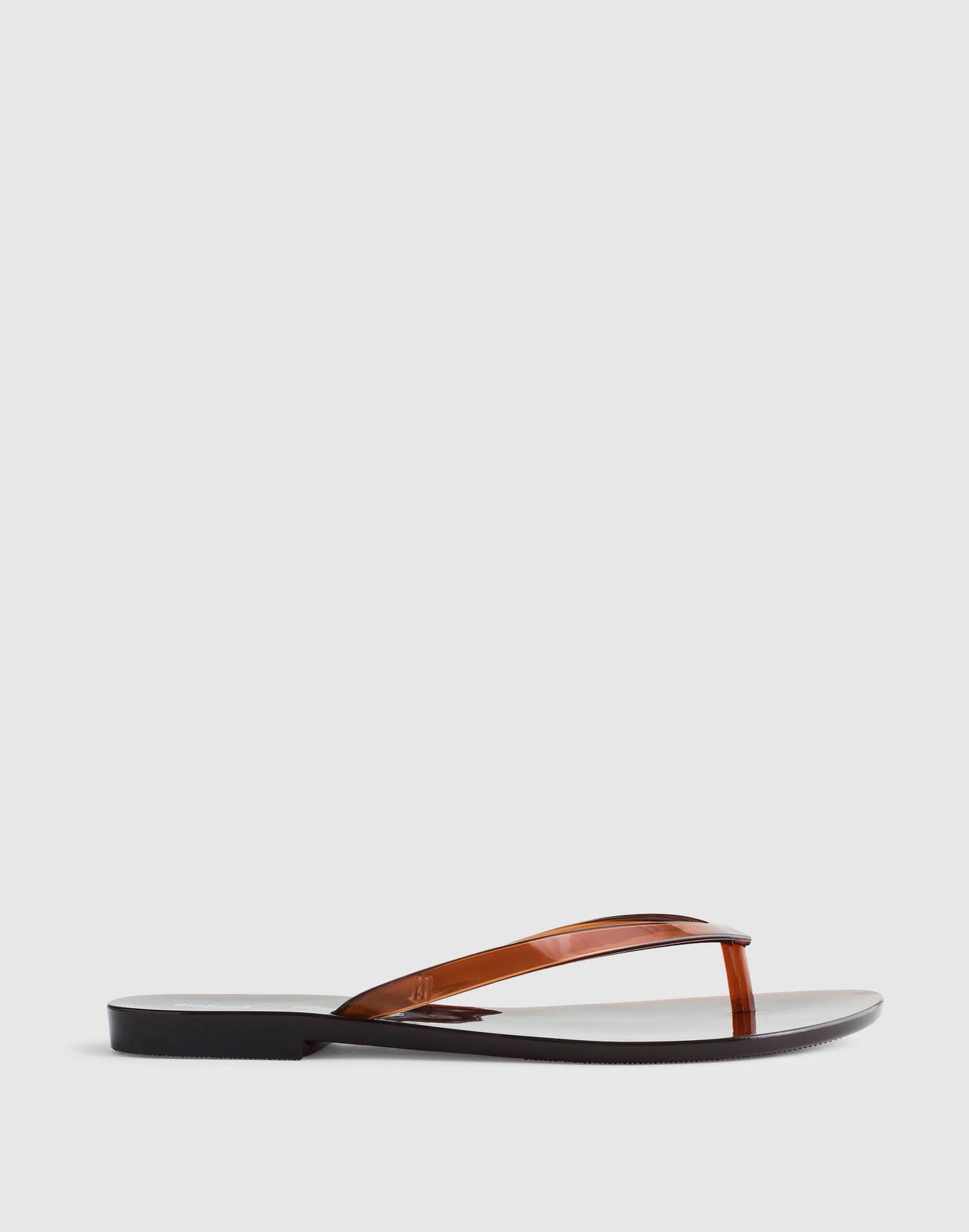 Madewell x Melissa Jelly Thong Sandal Chocolate | Madewell