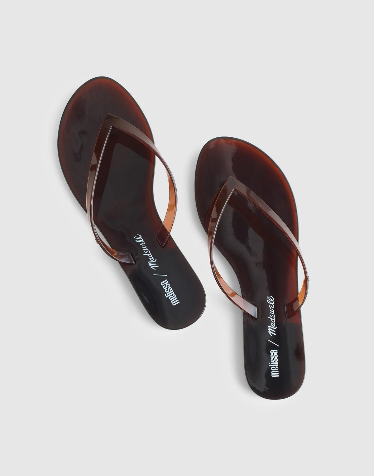 Madewell x Melissa Jelly Thong Sandal Chocolate | Madewell