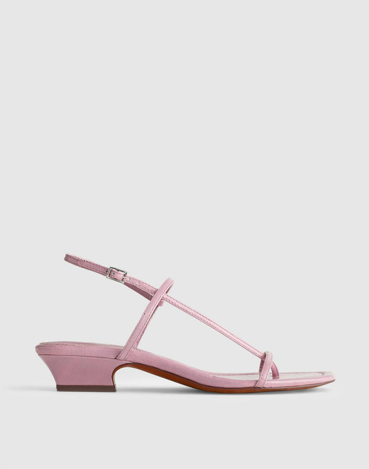 The Maycie Asymmetric T-Strap Sandal Provence Grape | Madewell
