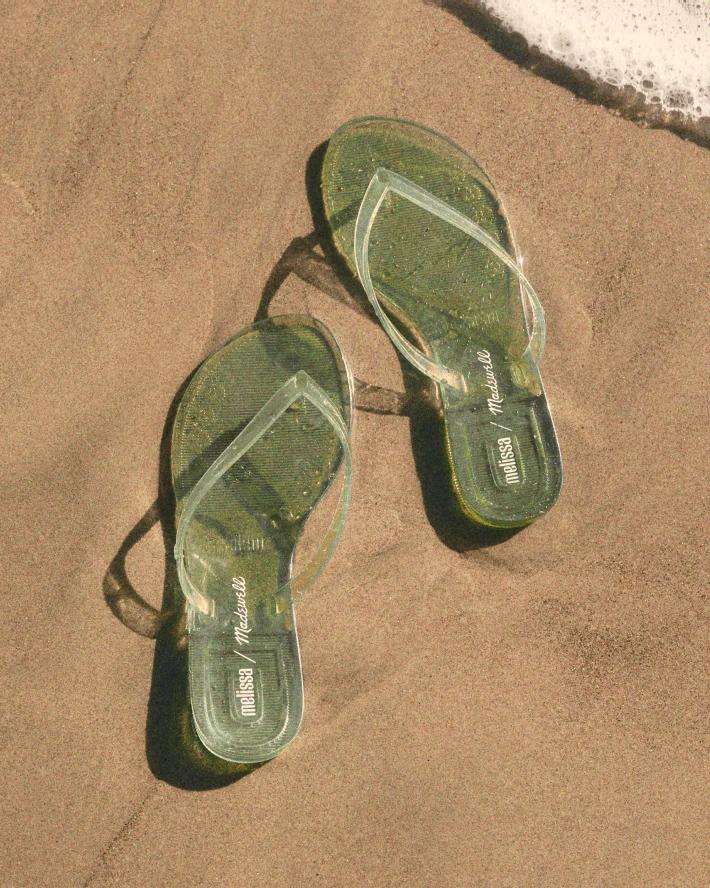 Madewell x Melissa Jelly Thong Sandal Kiwi | Madewell