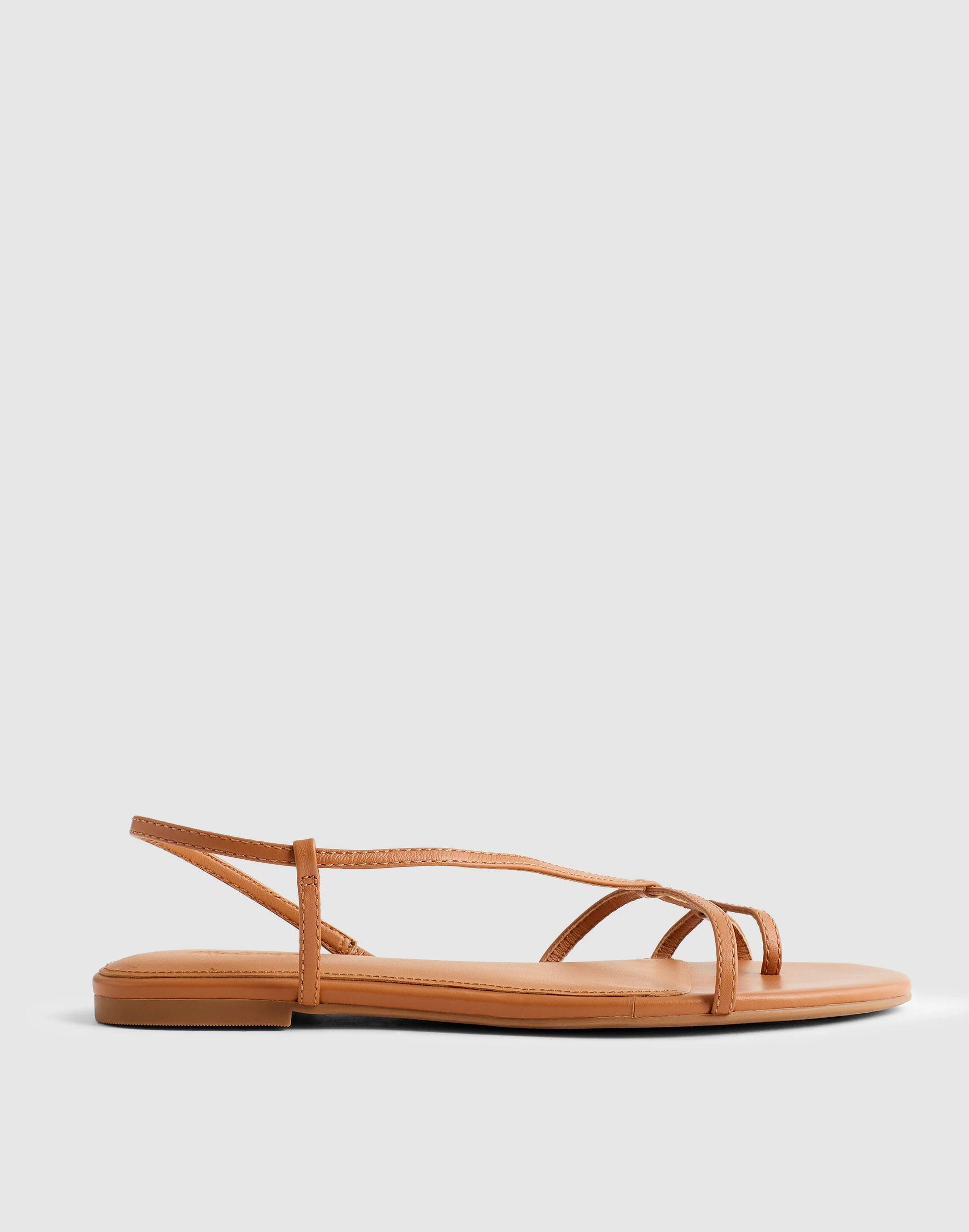 The Iggy Strappy Sandal Toasted Coconut | Madewell