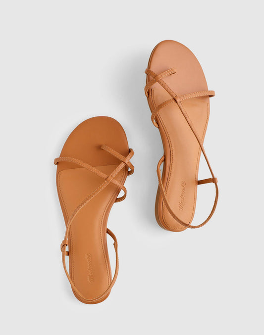 The Iggy Strappy Sandal Toasted Coconut | Madewell