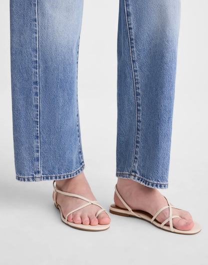 The Iggy Strappy Sandal Vintage Muslin | Madewell