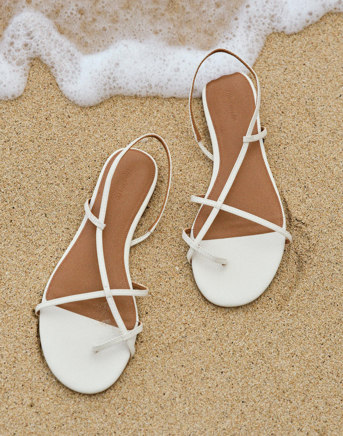The Iggy Strappy Sandal Vintage Muslin | Madewell