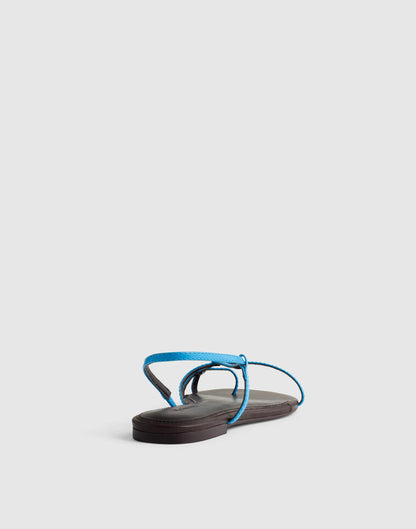 The Iggy Strappy Sandal Tropical Blue | Madewell