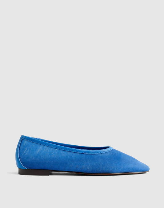 The Mylie Ballet Flat Retro Blue | Madewell
