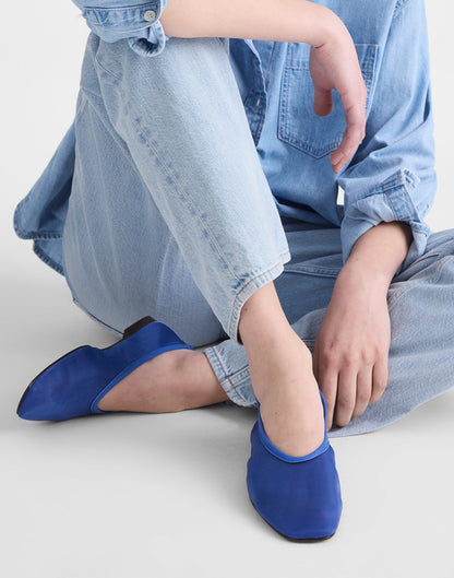 The Mylie Ballet Flat Retro Blue | Madewell