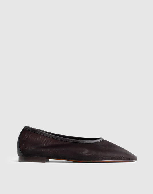 The Mylie Ballet Flat Dark Carob | Madewell