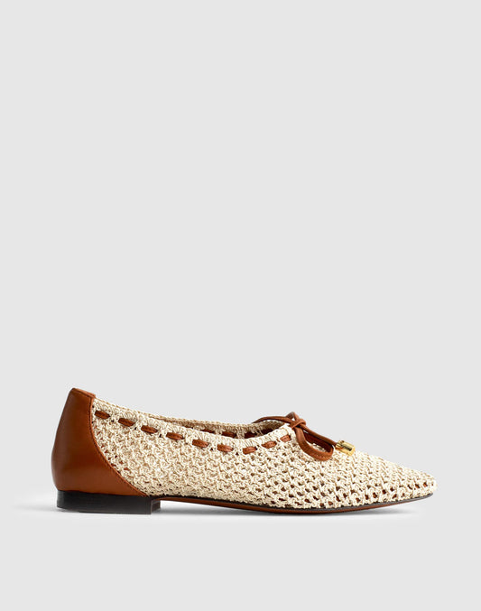 The Mylie Ballet Flat Natural | Madewell