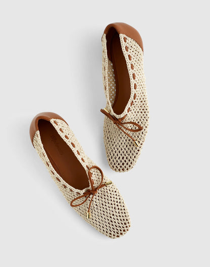 The Mylie Ballet Flat Natural | Madewell