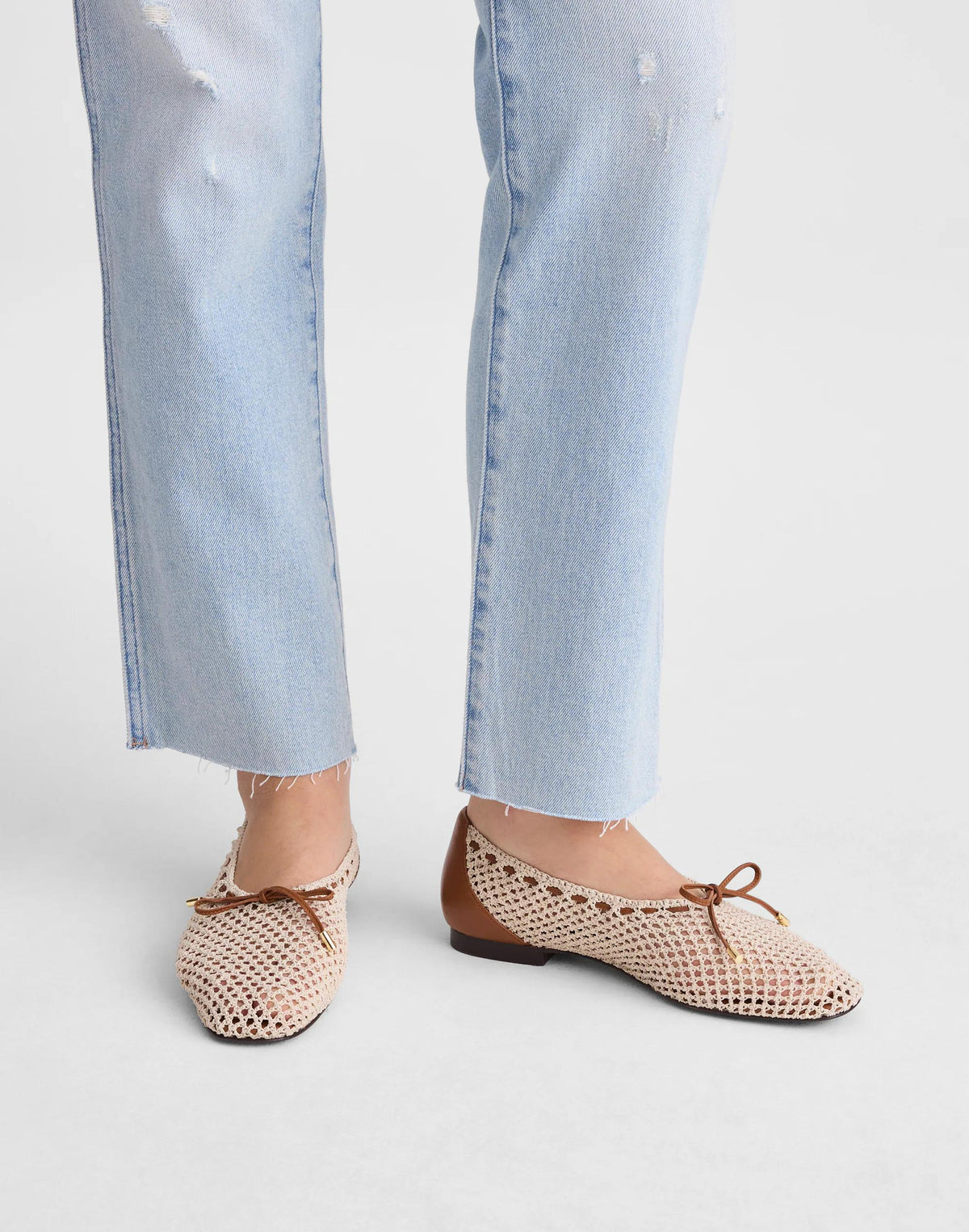 The Mylie Ballet Flat Natural | Madewell